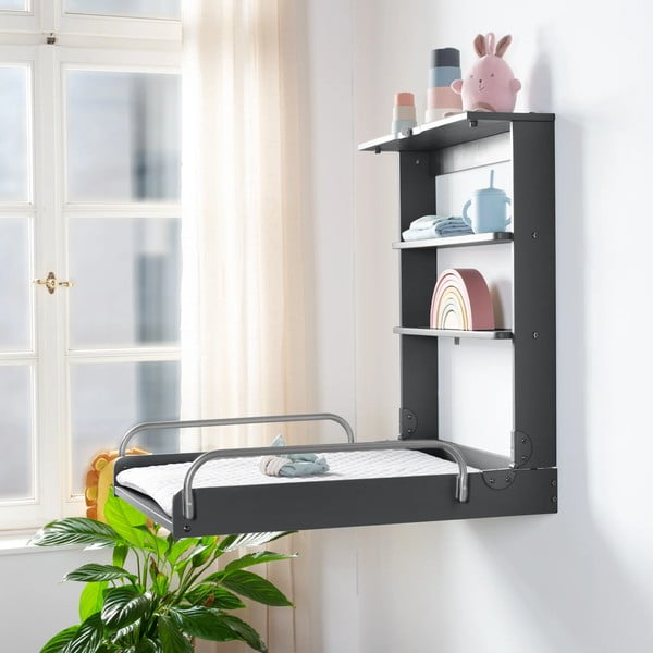 Antracit viseći stol za presvlačenje Roba style - Roba-image-4