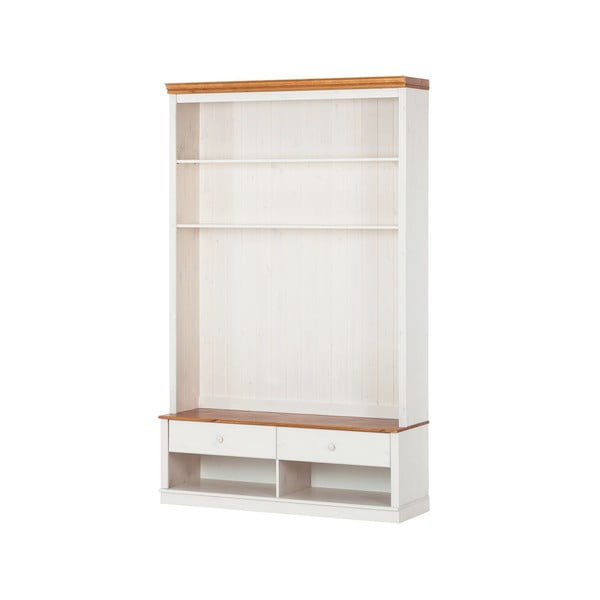 Bijeli TV set od masivnog bora 140x223 cm Anita – Støraa-image-1