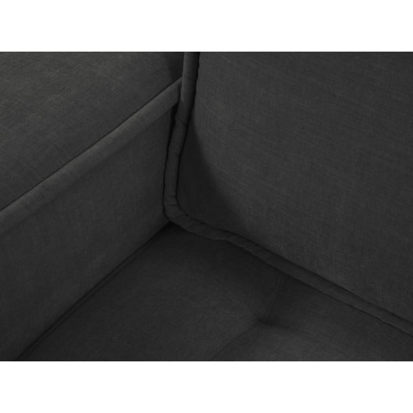 Crna sofa 212 cm Mike – Micadoni Home-image-1