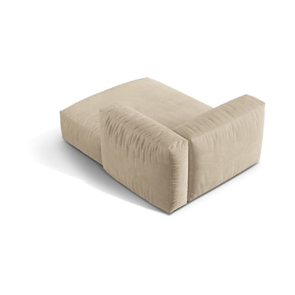 Bež baršunasti modularna sjedeća garnitura (s desnim kutom) Martina – Micadoni -image-2