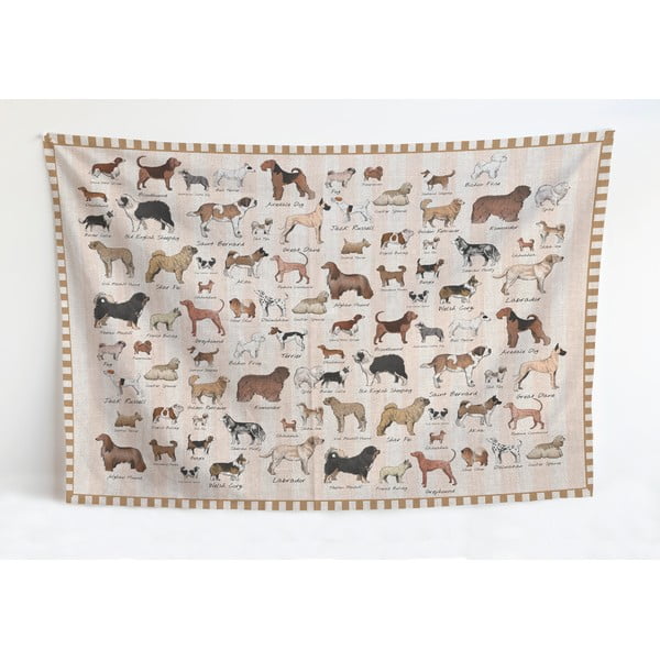 Prekrivač za bračni krevet 170x240 cm Dog Types – Little Nice Things