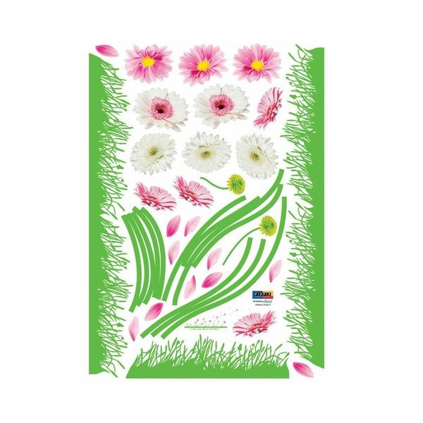 Naljepnica Fanastick Colored Gerbera and Grass-image-1