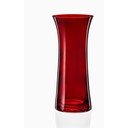 Crvena staklena vaza Crystalex Extravagance, visina 24,8 cm