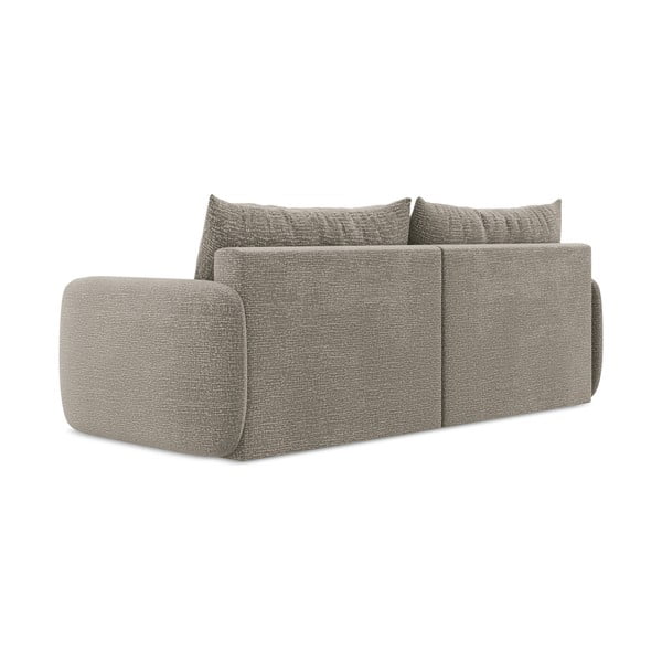 Bež sklopiva/s prostorom za odlaganje sofa 238 cm Kalena – Makamii-image-3