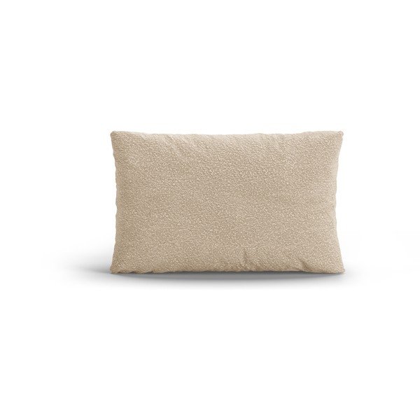 Bež ukrasni jastuk za sjedeću garnituru od bouclé tkanine Poppy – Micadoni 