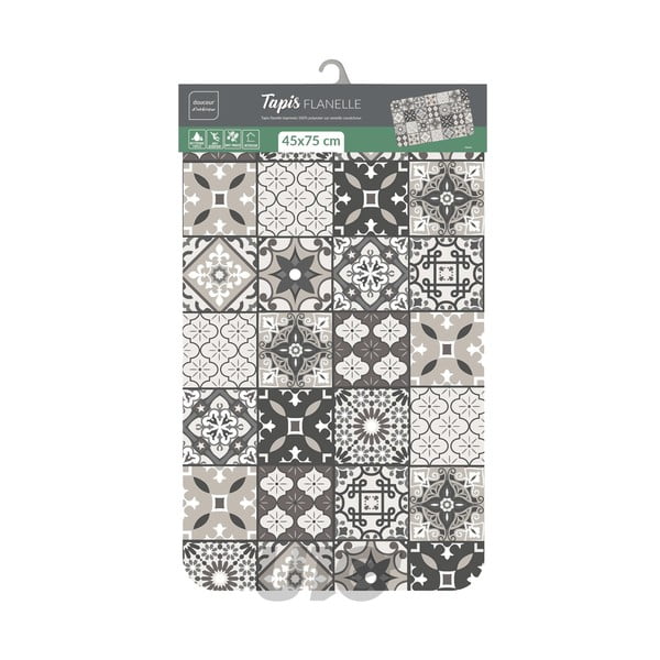 Sivi tepih 45x75 cm Gaston – douceur d'intérieur-image-2