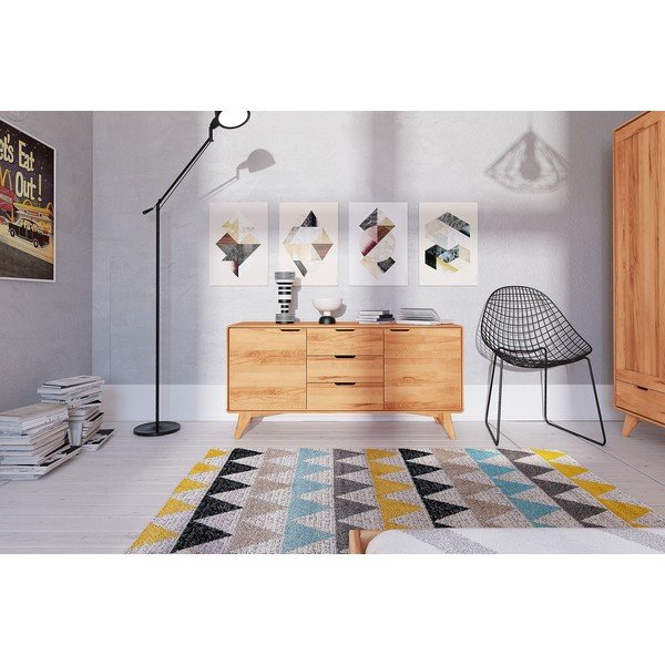 Niska komoda od bukovog drveta 134x63 cm Greg - The Beds-image-4