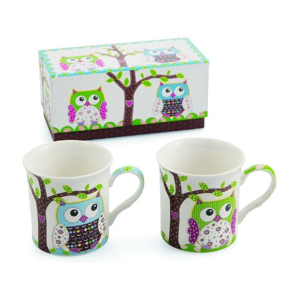 Set od 2 šalice Teatime Owl