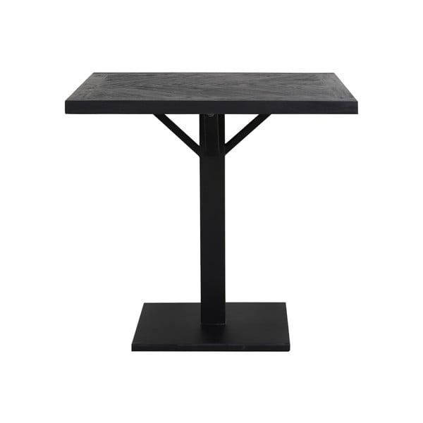 Crni blagovaonski stol 80x80 cm Chisa – Light & Living