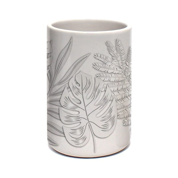 Bijela keramička čaša za četkice za zube Amber – douceur d'intérieur