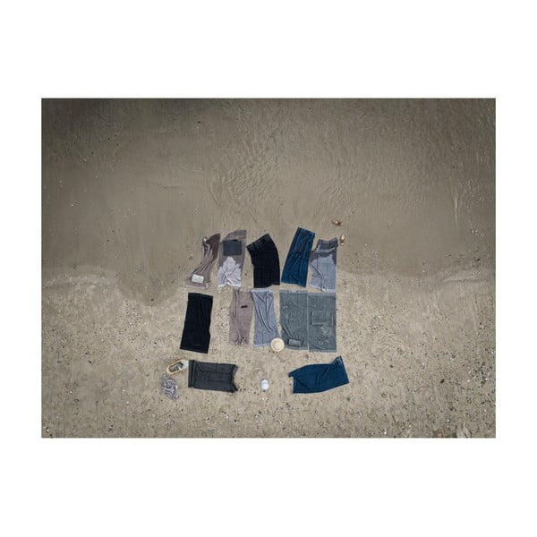 Sivosmeđi pamučni ručnik Zone Classic, 70 x 140 cm-image-1