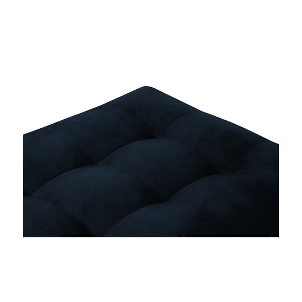 Plavi podnožnik od baršunastog materijala Milo Casa Attilio-image-4