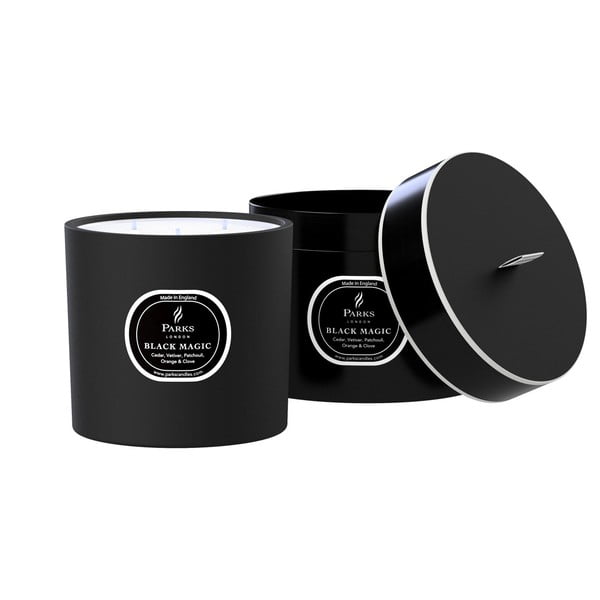 Svijeća Magic Candles, 80 sati gori miris pačuli, vetivera i cedara-image-1