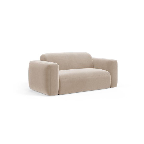 Bež baršunasti sofa 180 cm Strino – Cosmopolitan Design-image-1