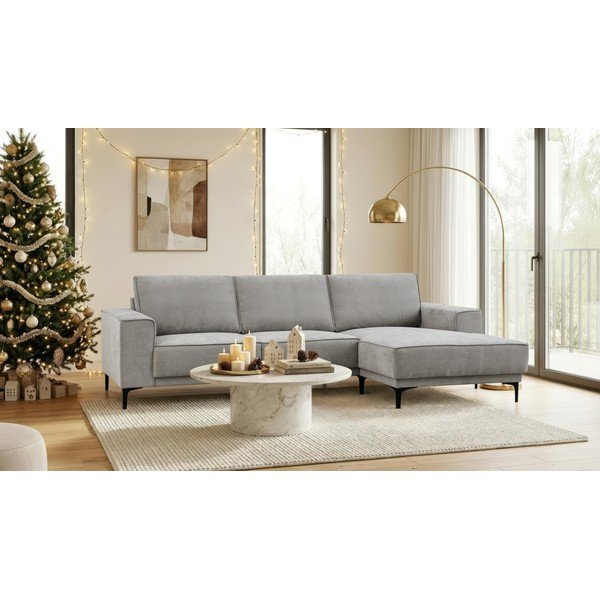 Siva kutna garnitura (s desnim kutom/s ležaljkom) Copenhagen – Scandic-image-2