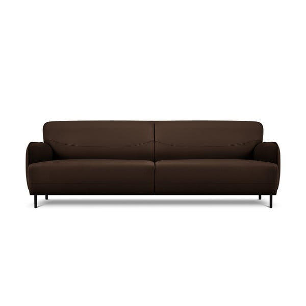 Smeđa kožna garnitura Windsor & Co Sofas Neso, 235 x 90 cm