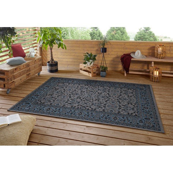 Tamnoplavi vanjski tepih NORTHRUGS Konya, 200 x 290 cm-image-2