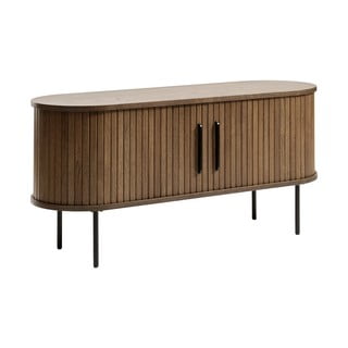 Smeđi TV stol u dekoru hrasta 120x56 cm Nola - Unique Furniture