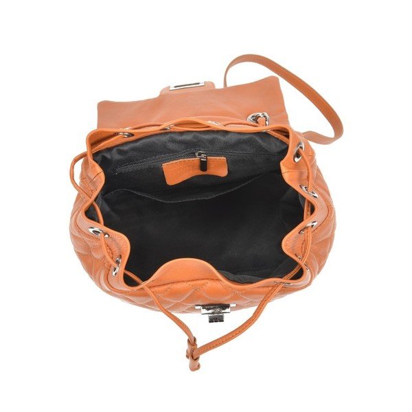 Konjak smeđi kožni ruksak Anna Luchini Lucy-image-2