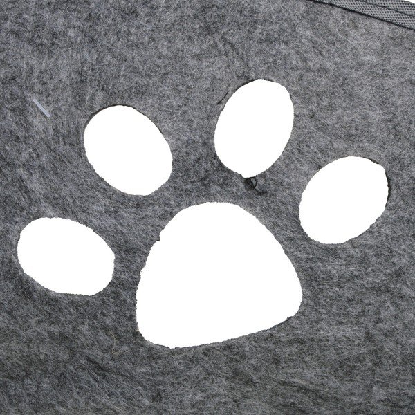 Sivi krevet za mačke 52x67 cm – Love Story-image-1