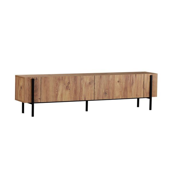 TV komoda u dekoru bora u prirodnoj boji 180x45x30 cm Nexus – Kalune Design