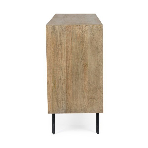 Komoda od masivnog manga u prirodnoj boji 160x83x40 cm Darsey – Bizzotto-image-2