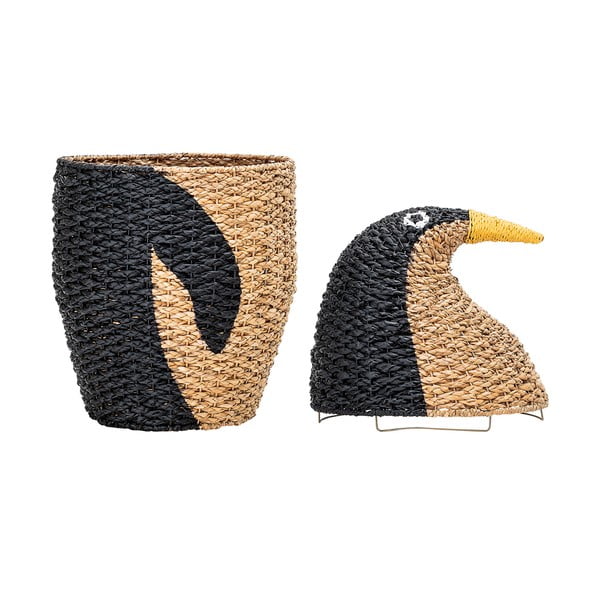 Dječja košara za pohranu s poklopcem Bloomingville Mini Tazia-image-1