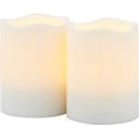 Bijeli vanjski svjetlosni ukrasi u setu od 2 kom Storm Mini - Sirius