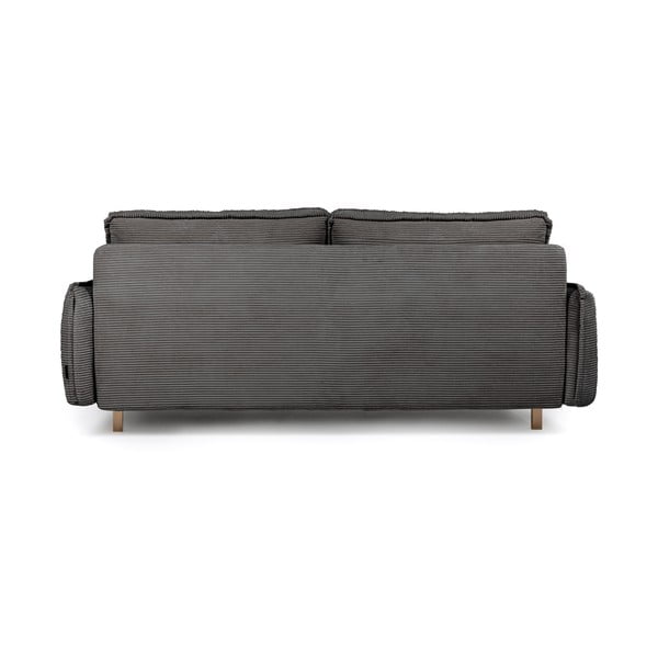 Siva sklopiva sofa od samta 218 cm Tori – Bonami Selection-image-4