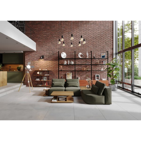 Zelena modularna sjedeća garnitura Riposo Ottimo – Sit Sit-image-3