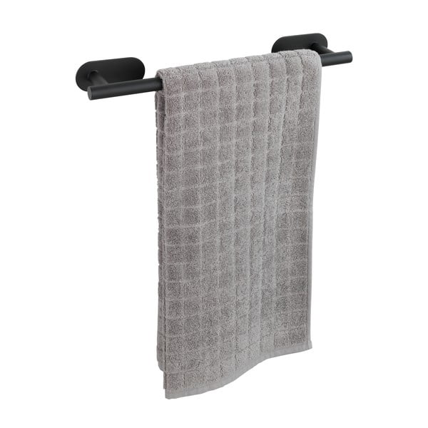 Crni mat držač za ručnike od nehrđajućeg čelika Wenko Orea Turbo-Loc®-image-1