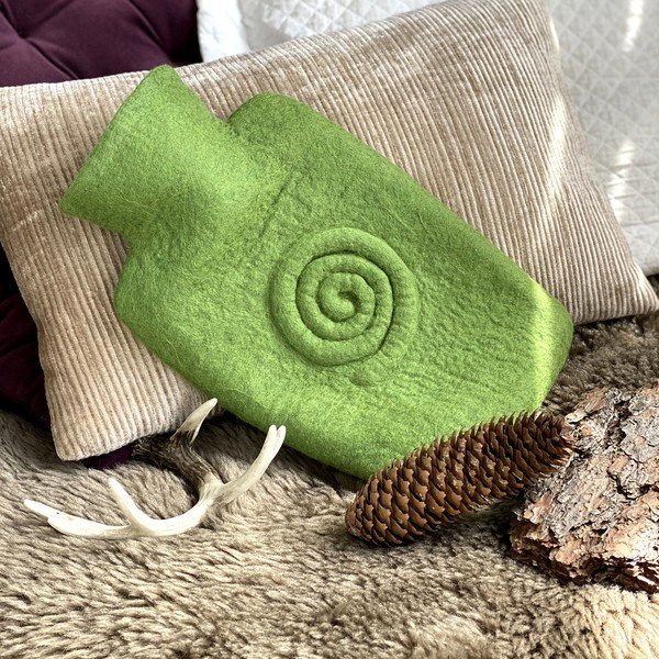 Termofor s navlakom od 100% ovčje merino vune Classic - Hugo Frosch-image-2