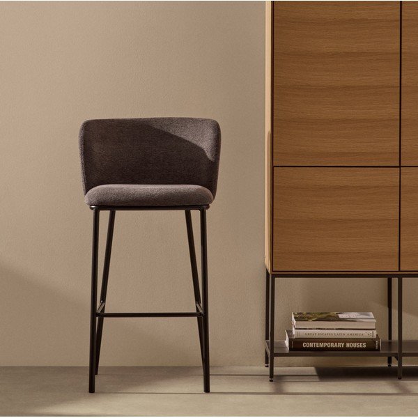 Tamnosiva barska stolica 102 cm Ciselia - Kave Home-image-1