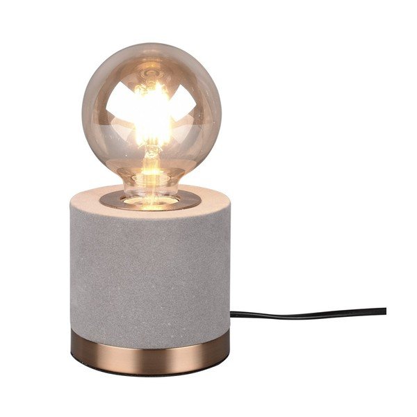 Siva baršunasta stolna lampa (visina 11 cm) Judy – Reality-image-1