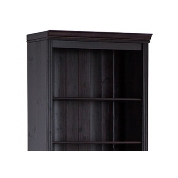 Smeđa biblioteka od masivnog bora 74x223 cm Anita – Støraa-image-3