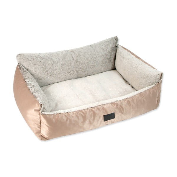Krevet za pse u zlatnoj boji 58x46 cm Dog Fantasy Lux Platinum – Plaček Pet Products