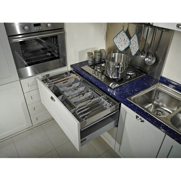 Sivi organizator pribora 33 x 46 cm Flexo – Elletipi-image-2