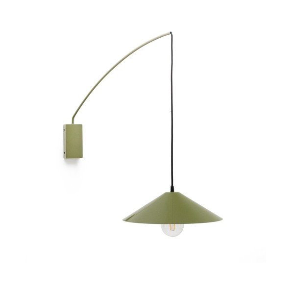 Zelena zidna lampa ø 35 cm Kally – Kave Home
