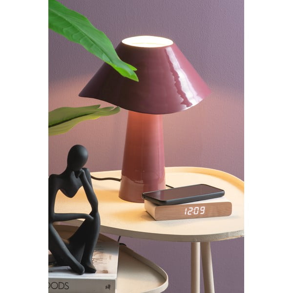 Digitalna budilica s bežičnim punjačem Retro Flat LED – Karlsson-image-1