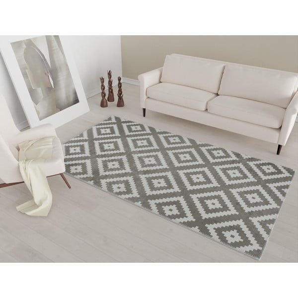 Svijetlo smeđe-krem perivi tepih 80x50 cm - Vitaus-image-1