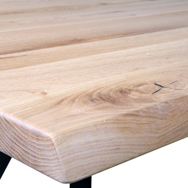 Blagovaonski stol od hrastovog drveta House Nordic Cannes White Oiled, 220 x 100 cm-image-2