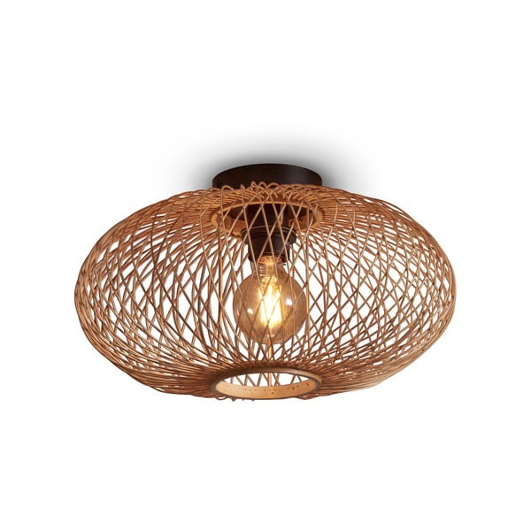 Stropna svjetiljka u brončanoj boji s bambusovim sjenilom ø 40 cm Cango – Good&Mojo