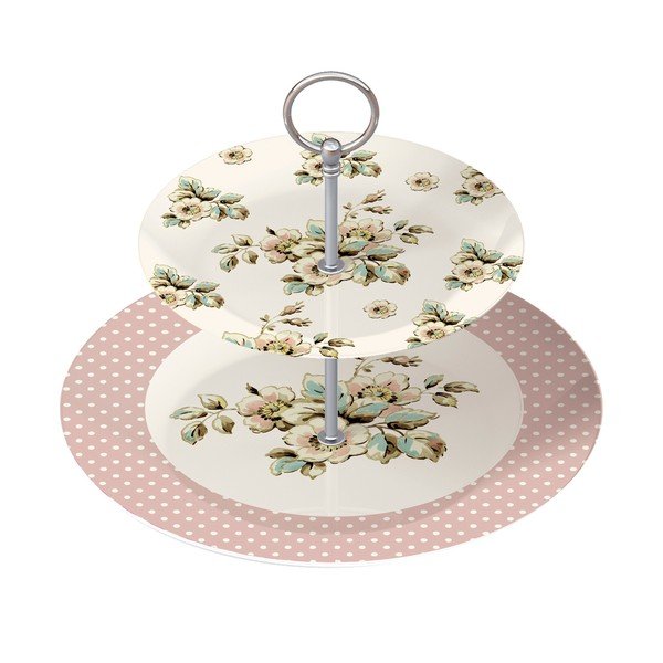 Porculanski pladanj za torte Creative Tops Cottage Flower