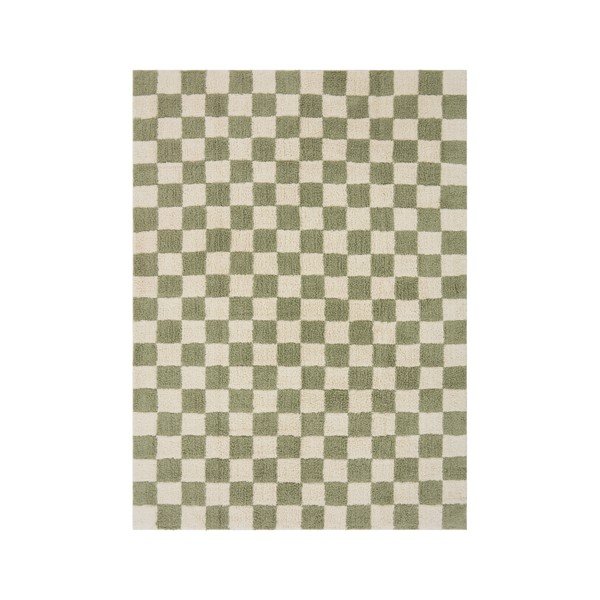 Zeleni/krem pamučan tepih 170x240 cm Mela – Jotex