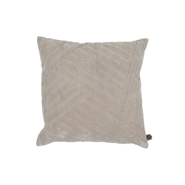 Bež ukrasni jastuk BePureHome Velvet Nougat, 50 x 50 cm
