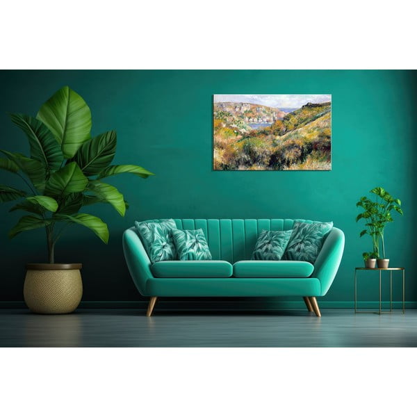 Reprodukcija slike Augusta Renoir - Hills oko zaljeva Moulin Huet, Guernsey, 60 x 40 cm-image-1