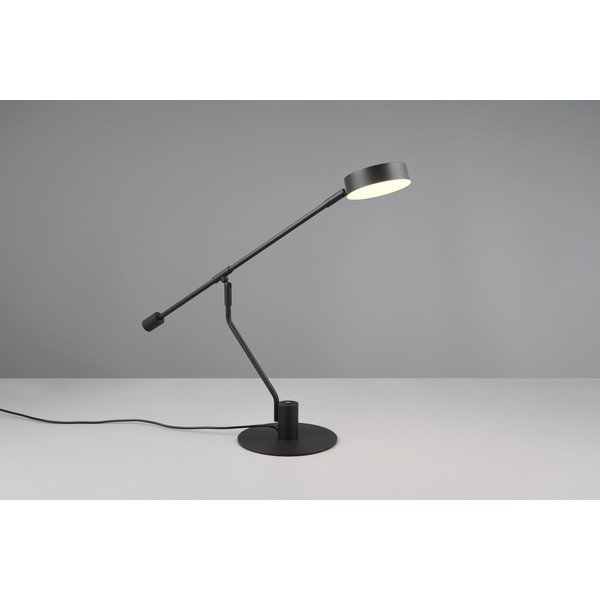 Mat crna LED stolna lampa sa savitljivom konstrukcijom (visina 64 cm) Manduro – Trio-image-2