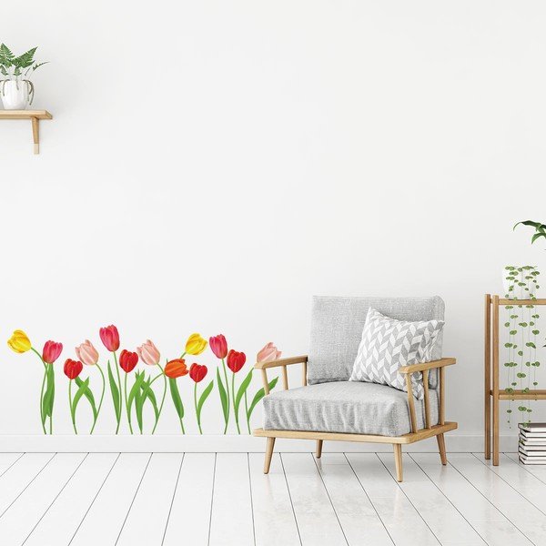 Set zidnih naljepnica Ambiance Wild Tulips-image-1