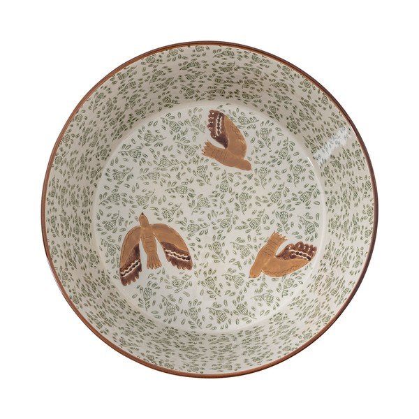 Zelena keramička zdjela ø 28 cm Hezha – Bloomingville-image-4