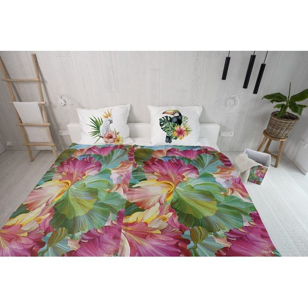 Posteljina za krevet za jednu osobu od pamučnog satena 140x200 cm Vibrant Colours – Butter Kings-image-3